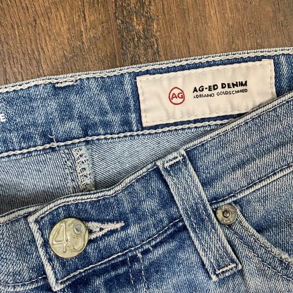 AG Adriano Goldschmied The Legging Ankle Super Skinny Ankle Distressed Jeans - Picture 2 of 5